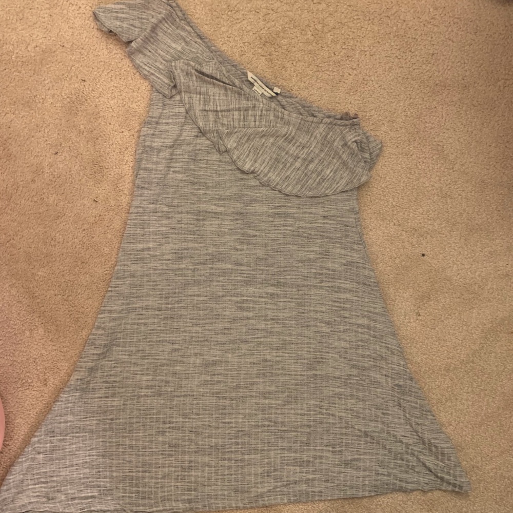 American Eagle one shoulder fit + flare dress